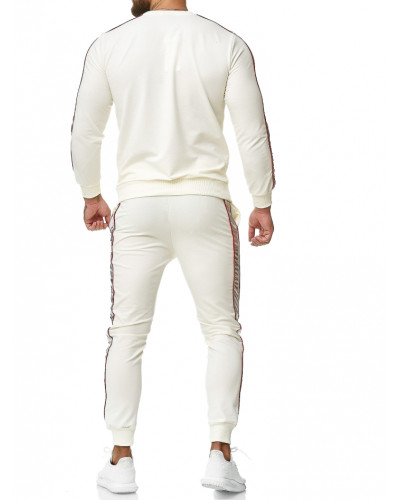 SWEAT SUIT MAN- CREAM  59001-2