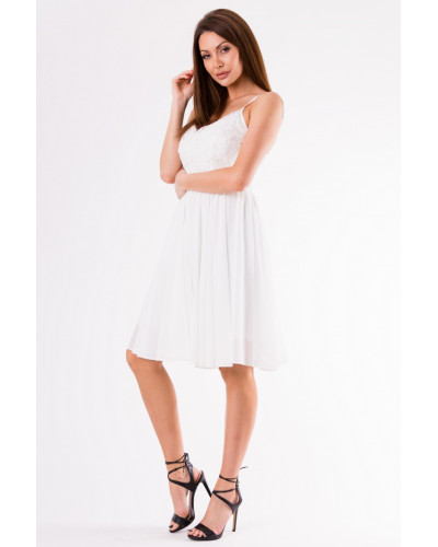 EVA & LOLA DRESS WHITE 58007-4