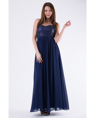 EVA & LOLA DRESS NAVY BLUE 58004-2