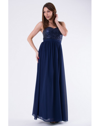 EVA & LOLA DRESS marineblau 58004-2