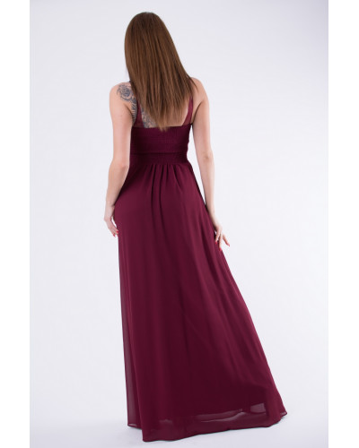 EVA & LOLA DRESS eggplant 58003-1