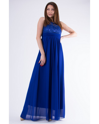 EVA & LOLA DRESS ROYAL BLUE 58001-3