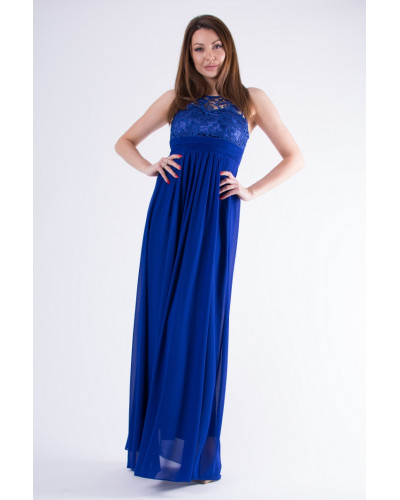 EVA & LOLA DRESS ROYAL BLUE 58001-3