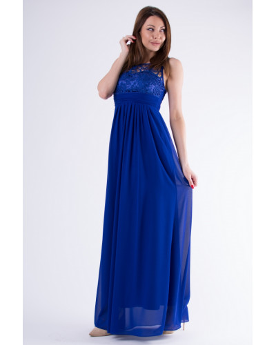 EVA & LOLA DRESS ROYAL BLUE 58001-3