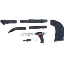 Pistolet à air comprimé aspirant et soufflant | réversible | 8 pièces