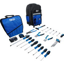 Sac à outils | avec poignée télescopique, mobile | 66 pcs.