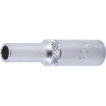 Douille pour clé, douze pans, longue | 6,3 mm (1/4") | 5,5 mm
