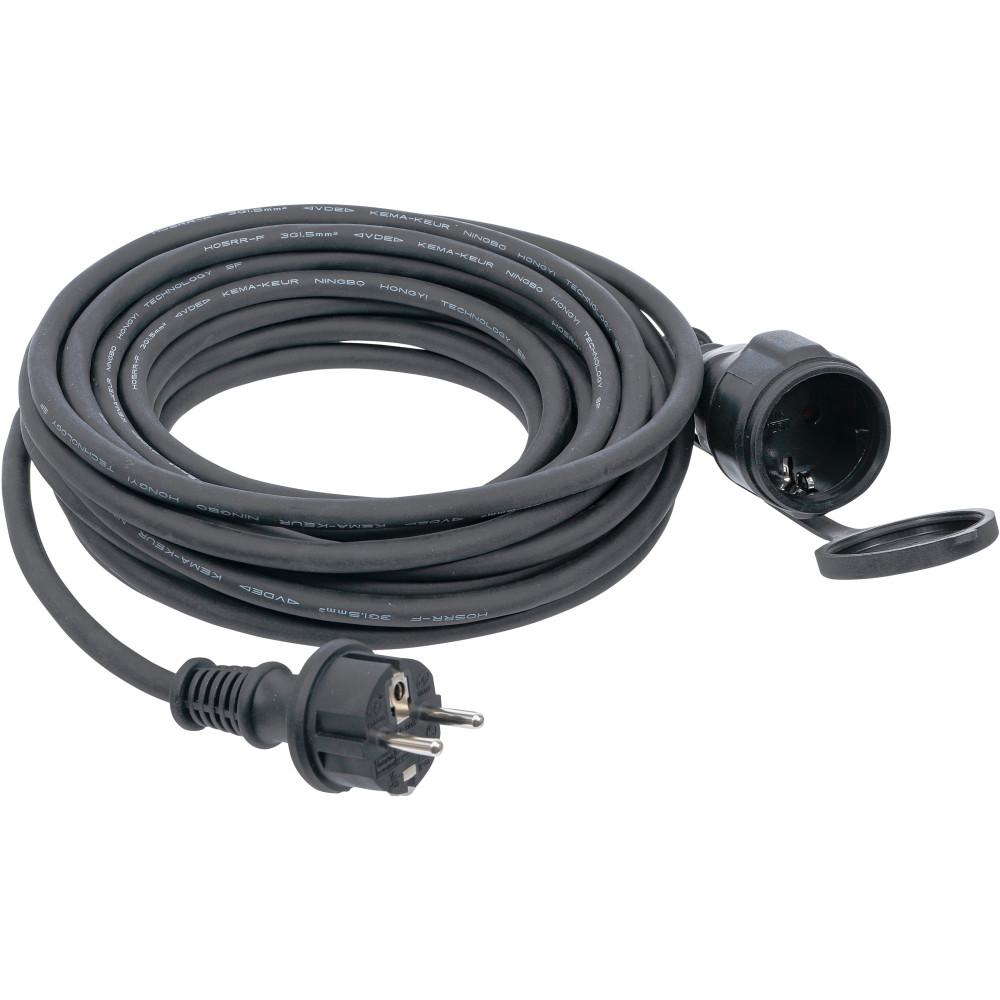 Câble de rallonge | 20 m | 3 x 1,5 mm² | IP 44