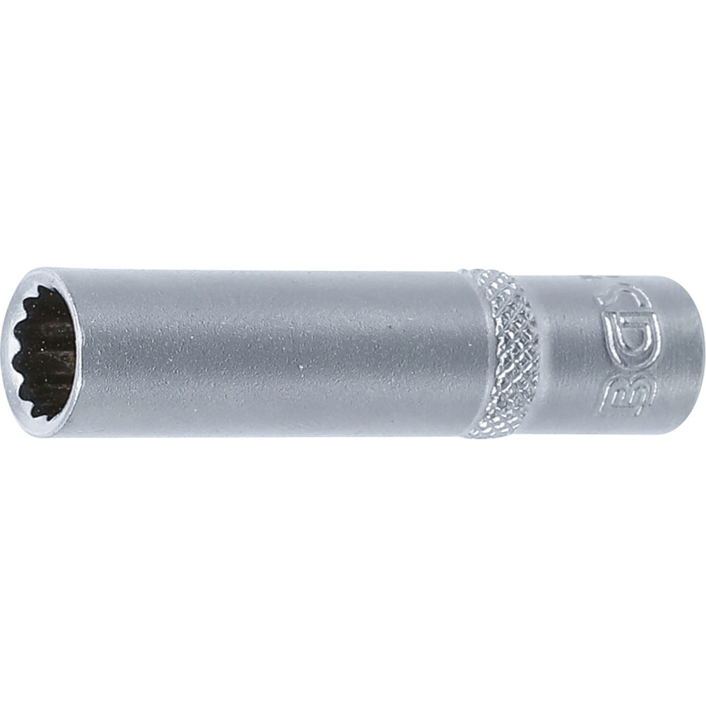 Douille pour clé, douze pans, longue | 6,3 mm (1/4") | 8 mm