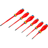 Jeu de tournevis VDE | pointe extra fine | 6 pcs.