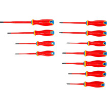 Jeu de tournevis VDE | pointe extra fine | 11 pcs.