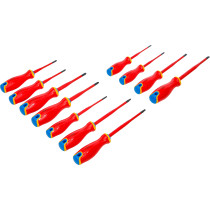 Jeu de tournevis VDE | pointe extra fine | 11 pcs.