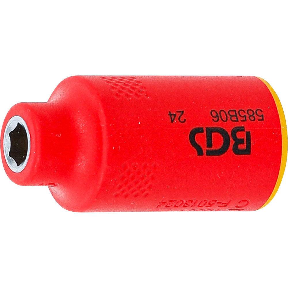 Douille pour clé VDE, six pans | 10 mm (3/8") | 6 mm
