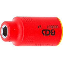 Douille pour clé VDE, six pans | 10 mm (3/8") | 7 mm