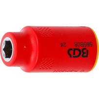 Douille pour clé VDE, six pans | 10 mm (3/8") | 8 mm