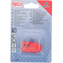 Douille pour clé VDE, six pans | 10 mm (3/8") | 8 mm