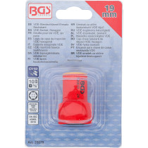 Douille pour clé VDE, six pans | 10 mm (3/8") | 19 mm