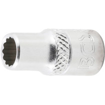 Douille pour clé, douze pans | 6,3 mm (1/4") | 1/4"