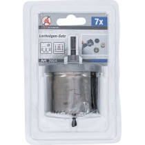 Jeu de scies-cloches | Ø 26 - 63 mm | profondeur 43 mm | 7 pièces