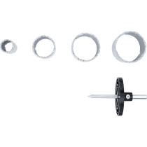 Jeu de scies cloche de forage | 33 - 73 mm | 6 pièces