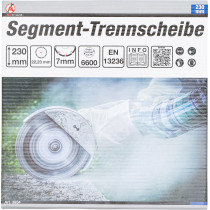 Disque de coupe en segments | Ø 230 mm