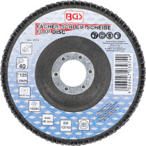Disque à lamelles | Ø 125 mm | K 40