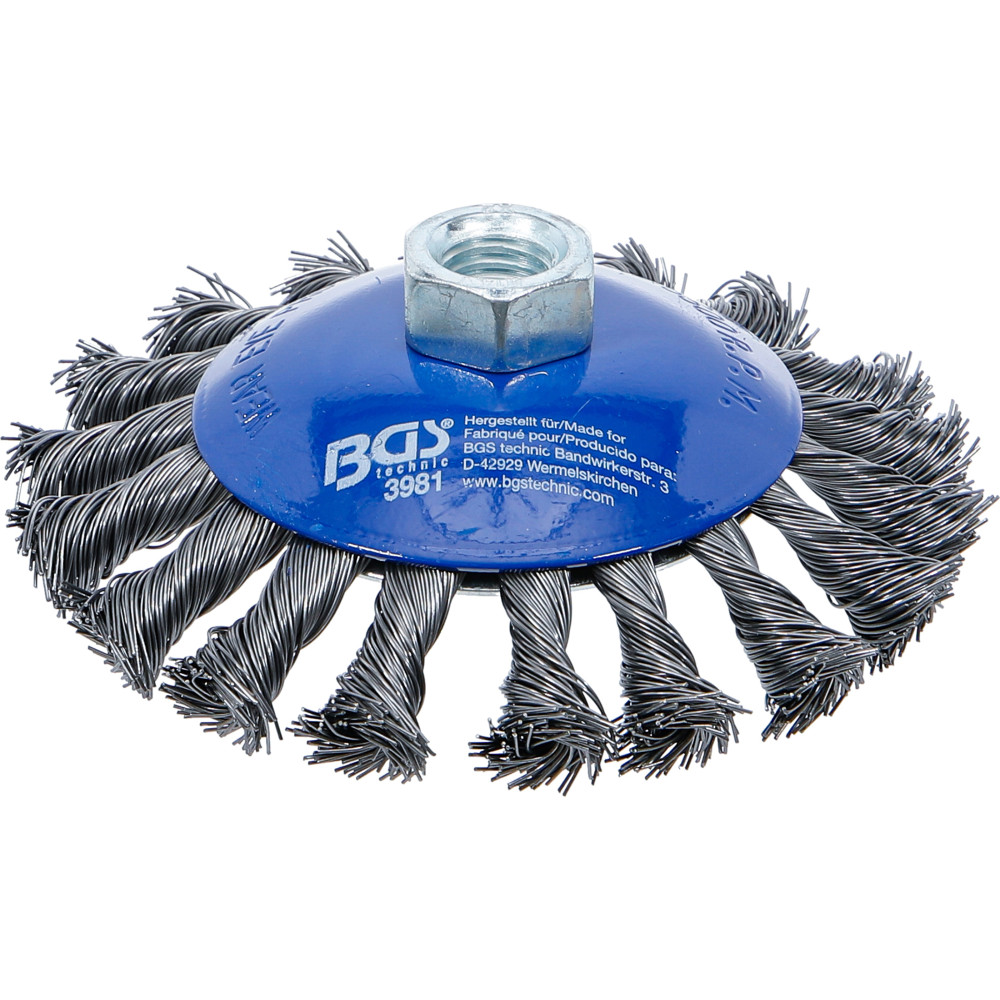 Brosse plate | réception M14 x 2,0 | Ø 115 mm