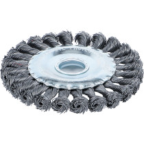Brosse plate | brosse ronde tressée | Ø 125 mm