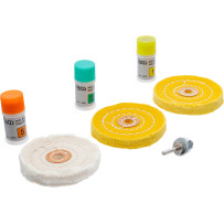 Kit de polissage pour métal dur | 7 pièces