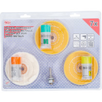Kit de polissage pour métal dur | 7 pièces