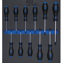 Insert de servante d'atelier 2/3 : Tournevis | Profil T (pour Torx) T6 - T40 | 11 pièces