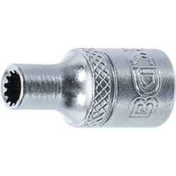 Douille pour clé, Gear Lock | 6,3 mm (1/4") | 4 mm