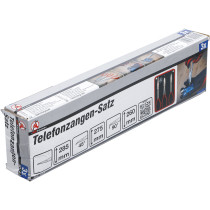 Jeu de pinces téléphone | droite / coudée | 260 - 285 mm | 3 pièces