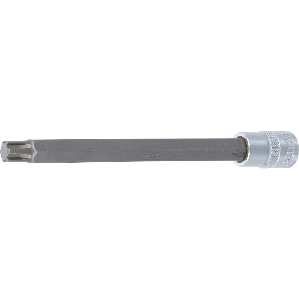 Douilles à embouts | longueur 200 mm | 12,5 mm (1/2") | profil cannelé (pour RIBE) M13