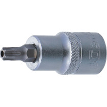 Douille à embouts | 12,5 mm (1/2") | profil T (pour Torx) avec perçage T40