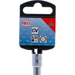 Douille pour clé, Gear Lock | 6,3 mm (1/4") | 6 mm