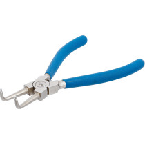 Pince pour circlips | coudée | pour circlips intérieurs | 175 mm