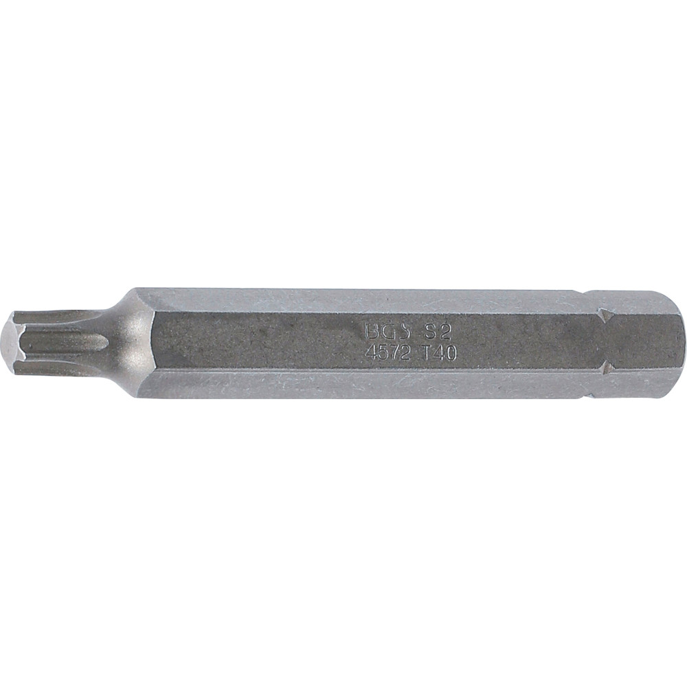 Embout | Longueur 75 mm | 10 mm (3/8") | profil T (pour Torx) T40