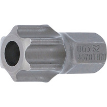 Embout | Longueur 30 mm | 10 mm (3/8") | profil T (pour Torx) avec perçage T70