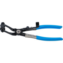 Pince pour colliers | coudée type | avec fonction cliquet | 220 mm