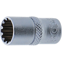Douille pour clé, Gear Lock | 6,3 mm (1/4") | 9 mm