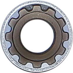 Douille pour clé, Gear Lock | 6,3 mm (1/4") | 9 mm