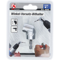 Porte-embouts angulaire | 6,3 mm (1/4") | à six pans intérieurs 6,3 mm (1/4")