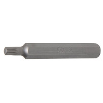 Embout | Longueur 75 mm | 10 mm (3/8") | denture multiple intérieure (pour XZN) M6