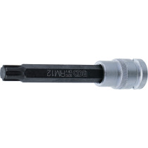 Douilles à embouts | longueur 120 mm | 12,5 mm (1/2") | profil cannelé (pour RIBE) M12