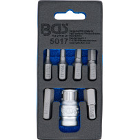 Jeu d’embouts de tournevis | 10 mm (3/8") / six pans intérieurs | 7 pièces