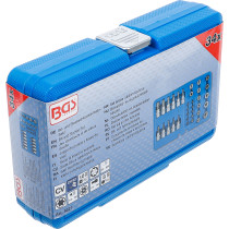Jeu d'embouts et de clés à douille | 10 mm (3/8") | profil E / profil T (pour Torx) | 34 pièces