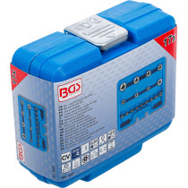 Jeu d'embouts et de clés à douille | profil E / profil T (pour Torx) | 17 pièces