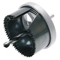 Jeu de scies-cloches | Ø 60 / 67 / 74 mm | profondeur 30 mm | 3 pièces