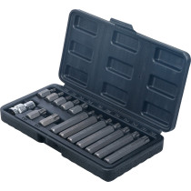Jeu d’embouts | 10 mm (3/8") | profil en T (pour Torx) | 15 pièces
